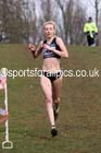 Amy Griffiths (Leicestershire) finishing 3rd in the under-20 womens Inter Counties Cross Country, Cofton Park, Birmingham. Photo: David T. Hewitson/Sports for All Pics